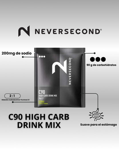 C90 HIGH CARB DRINK MIX | 8 UNIDADES